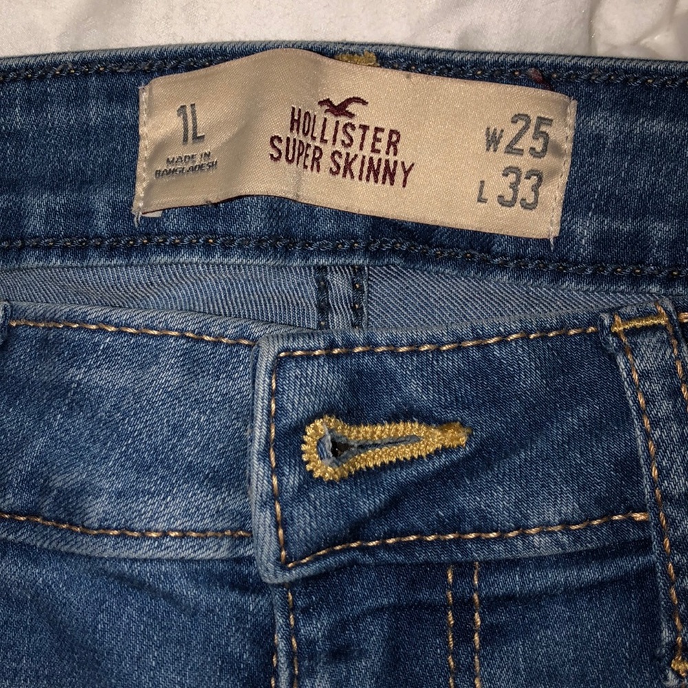 Hollister Super Skinny Blue Jeans